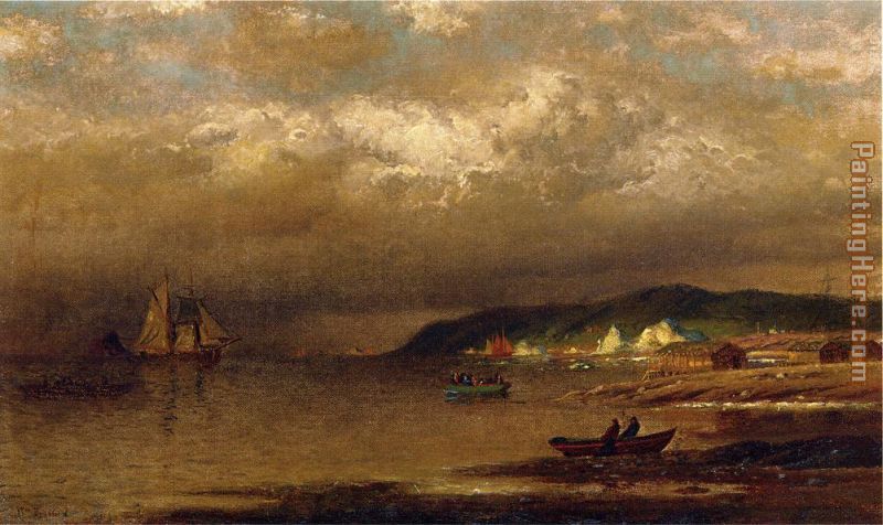 Coast of Newfoundland painting - William Bradford Coast of Newfoundland art painting